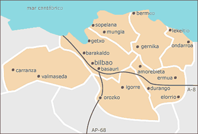 Mapa de la zona de actuacion